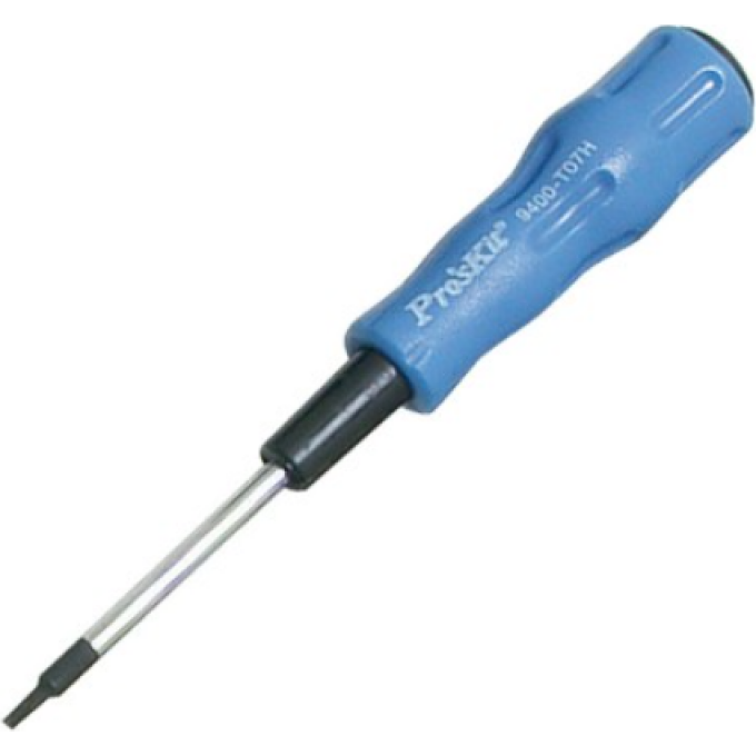 Отвертка антивандальная звездообразная Torx T07H PROSKIT с клинком 50 мм 89400-T07H