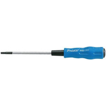 Отвертка антивандальная звездообразная Torx T10H PROSKIT 80 мм 89400-T10H Отвертка антивандальная звездообразная Torx T10H PROSKIT 80 мм 89400-T10H