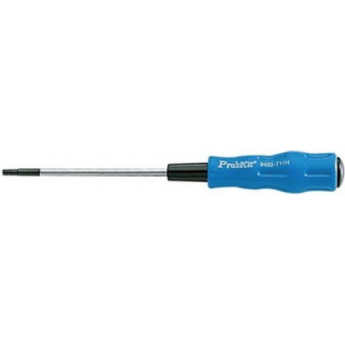 Отвертка антивандальная звездообразная Torx T15H PROSKIT 80 мм 89400-T15H Отвертка антивандальная звездообразная Torx T15H PROSKIT 80 мм 89400-T15H