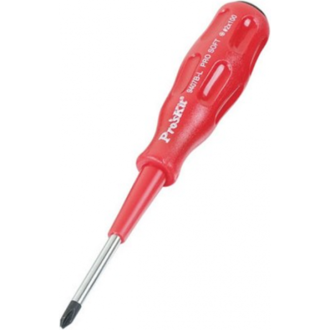 Прецизионная крестообразная отвертка PROSKIT PH2 89407B-L
