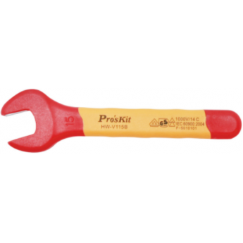 Рожковый гаечный ключ диэлектрический PROSKIT 15 мм HW-V115B Рожковый гаечный ключ диэлектрический PROSKIT 15 мм HW-V115B