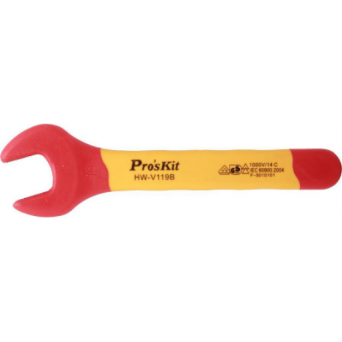 Ключ рожковый диэлектрический PROSKIT 19 мм HW-V119B