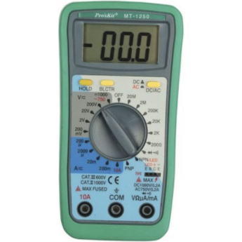 Цифровой мультиметр PROSKIT MT-1250 Цифровой мультиметр PROSKIT MT-1250