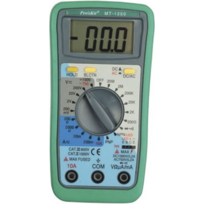 Цифровой мультиметр PROSKIT MT-1250