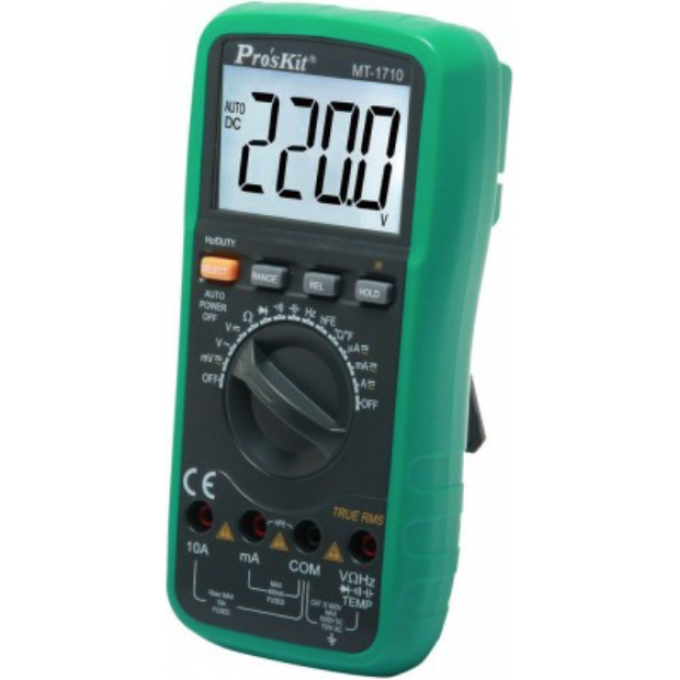 Цифровой мультиметр PROSKIT с ЖК-дисплеем 3 ¾ разряда MT-1710