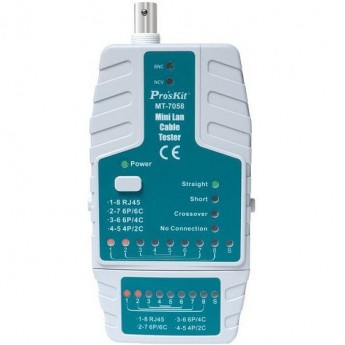 Кабельный тестер LAN PROSKIT MT-7058 Кабельный тестер LAN PROSKIT MT-7058