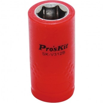 Торцевая головка изолированная PROSKIT VDE 3/8 дюйма 12 мм 1000 В SK-V312B Торцевая головка изолированная PROSKIT VDE 3/8 дюйма 12 мм 1000 В SK-V312B
