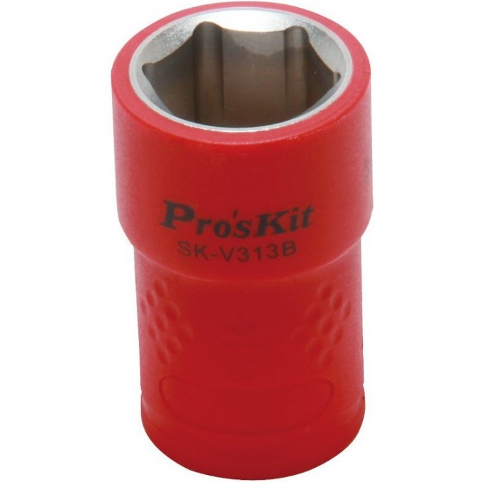 Торцевая головка изолированная VDE PROSKIT 3/8 дюйма 13 мм 1000 В SK-V313B