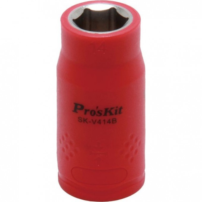 Изолированная торцевая головка PROSKIT VDE 1/2 дюйма 14 мм 1000 В SK-V414B
