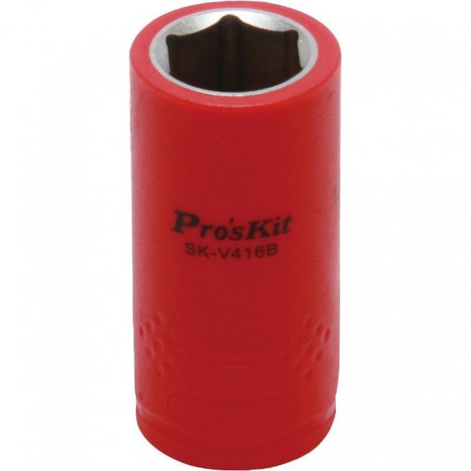 Торцевая головка изолированная PROSKIT 1/2 дюйма 16 мм 1000 В SK-V416B