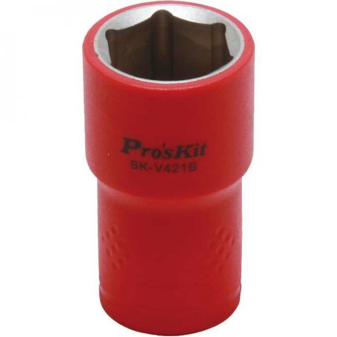 Торцевая головка изолированная VDE PROSKIT 1/2 дюйма 21 мм 1000 В SK-V421B