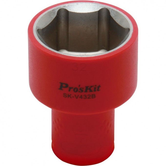 Изолированная торцевая головка PROSKIT VDE 1/2 дюйма 32 мм 1000 В SK-V432B