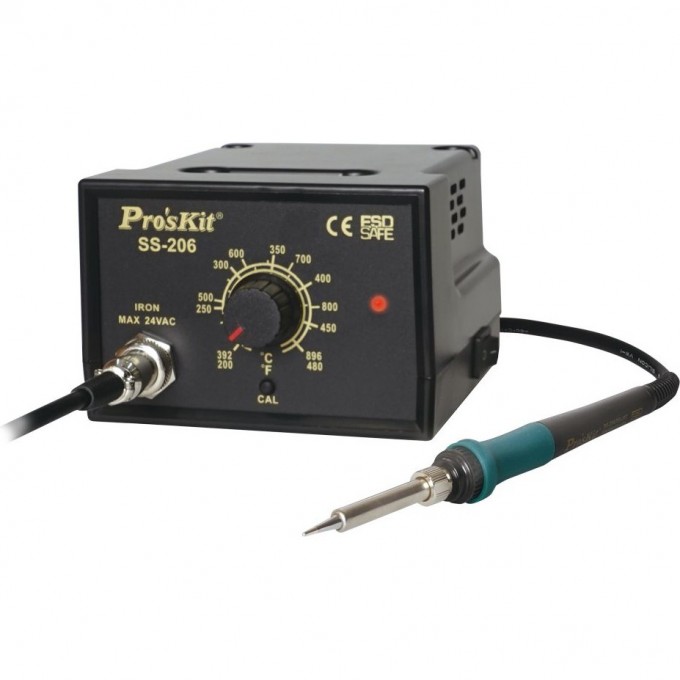 Цифровая паяльная станция PROSKIT 60 Вт SS-206B