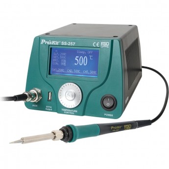 Паяльная станция цифровая PROSKIT 75 Вт с LCD-дисплеем SS-257B